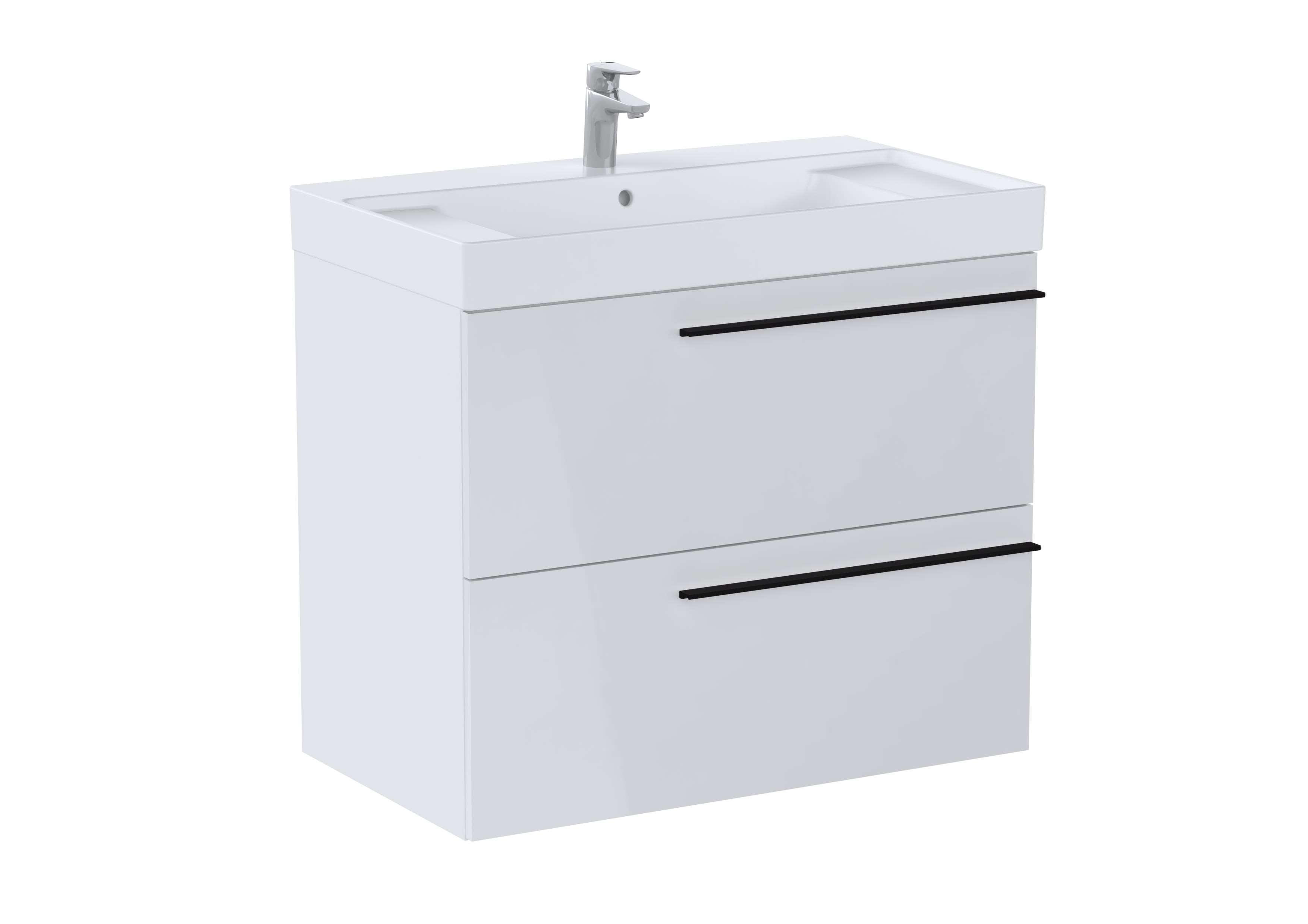 Szafki pod umywalkę Biały połysk Ella A857770806 Roca