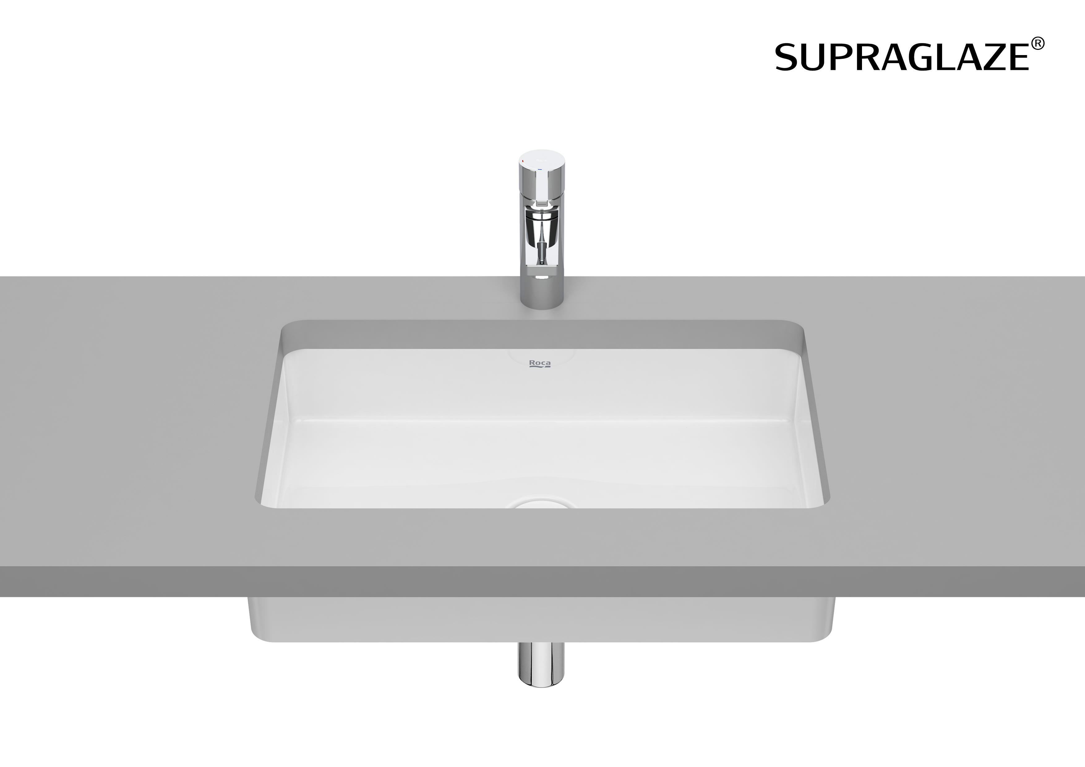 Umywalki podblatowe Supraglaze Inspira A327535S00 Roca